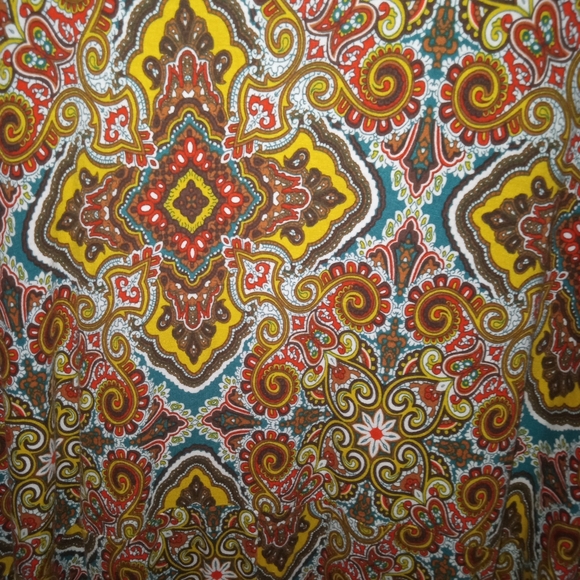 Ruby Rd. Long sleeve Abstract Multicolor Shirt/Blouse. Size Large - Picture 5 of 7